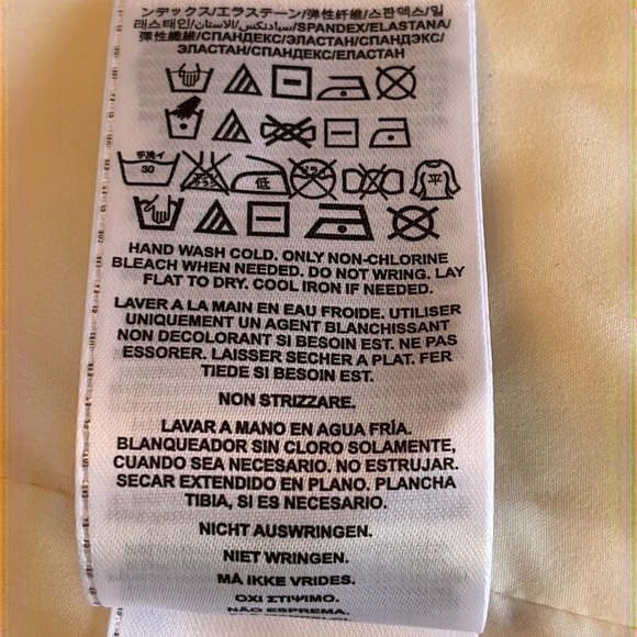 Guess Yellow and White Lace Bustier NWT Sz L/XL - Picture 14 of 17